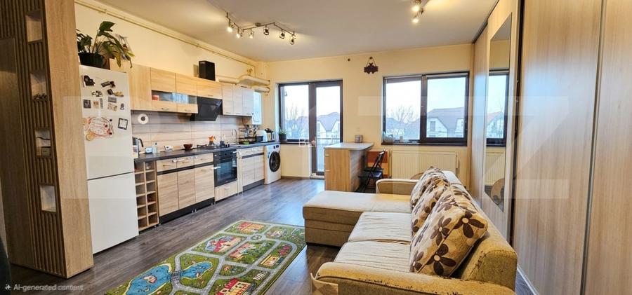 Apartament cu 2 camere, tip studio, modern, în zona Stupini - comision 0% - 3