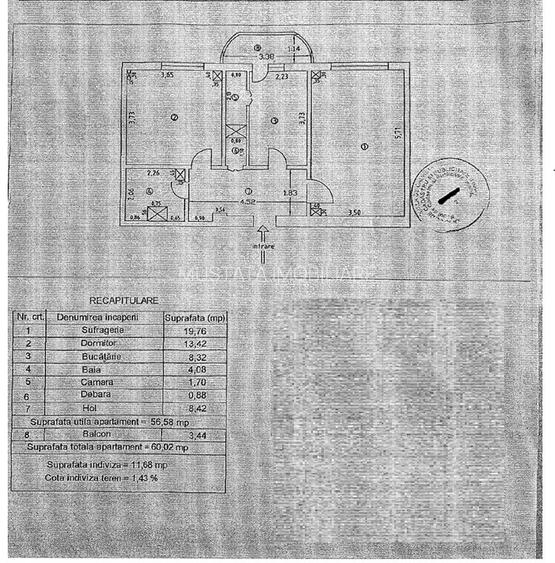 Apartament 2 camere 60mp, Dorobantilor, etaj intermediar. - 2