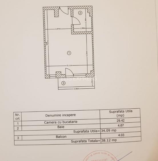 GARSONIERA MILITARI RESIDENCE REZERVELOR 54, 38MP, MOBILATA, UTILATA, 300€ - 15