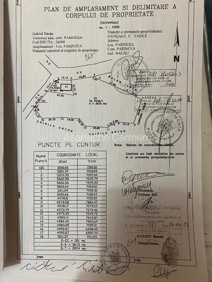 Vând teren intravilan comuna Parincea Jud Bacau - 2