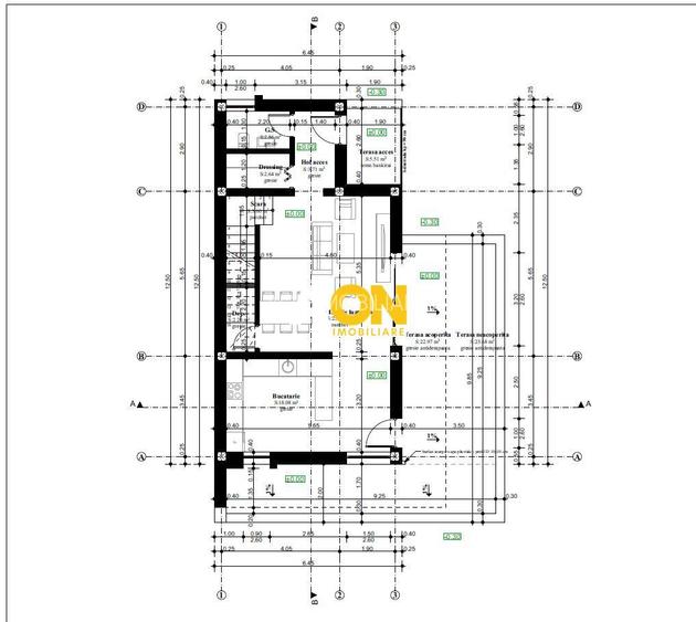 Casa moderna, 4 camere, semifinisata, 386 mp teren, zona Micesti - 1