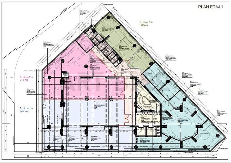 Zero comision, 102-751mp birou ulracentral, Universitate, 4 min [M] - 1