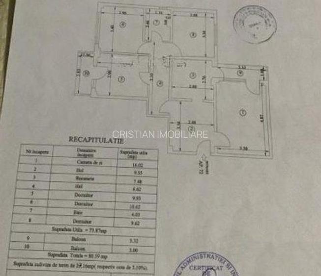Ap 4 cam conf 1 Vidin 80 mp mobilat si utilat partial - 9