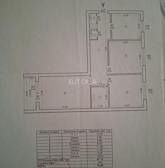 Apartament cu 3 camere decomandat, etaj 4/10, zona Alexandru cel Bun - 13