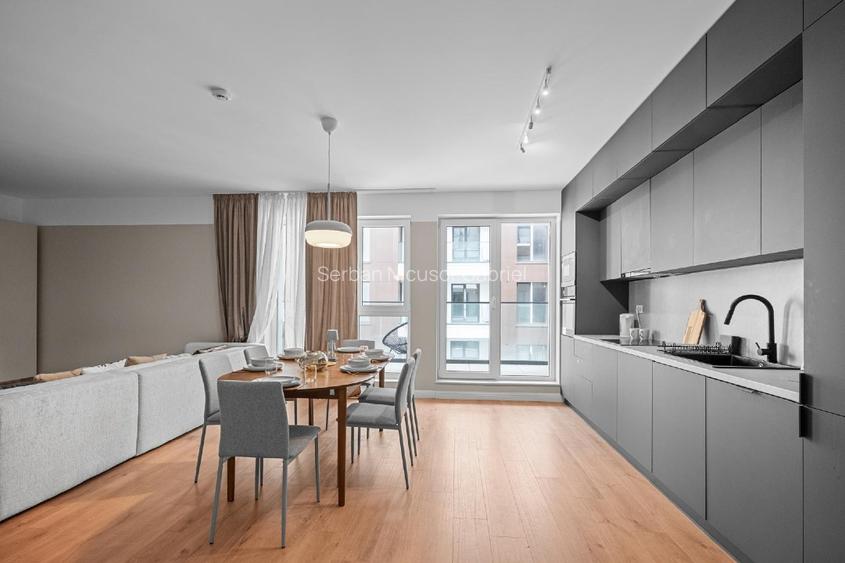 Apartament 3 camere spatios de inchiriat, MTM Pipera Lake, cu loc de parcare sub - 11