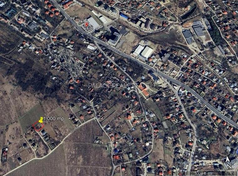 Teren 1000 mp Bucium  cu PUZ pentru construire casa P+1 - 2