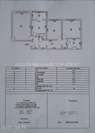 Apartament 3 camere decomandat - Inel 2 - 8