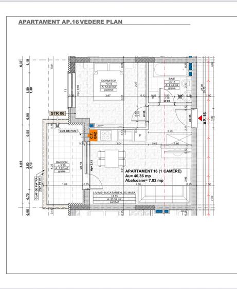 Apartament 2 camere, bloc nou, finisat, zona Cetatii - 10