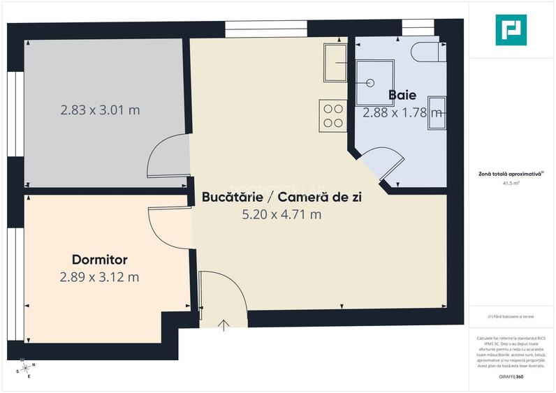 Apartament 2 camere de inchiriat strada Oituz. - 12