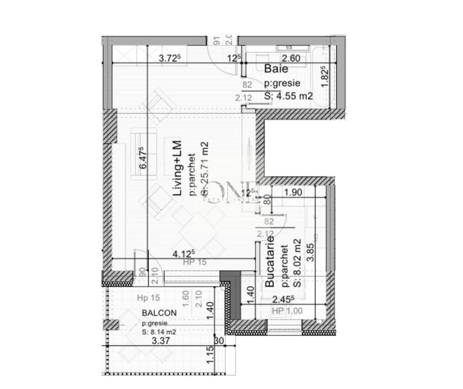 Garsoniera bloc nou - 12
