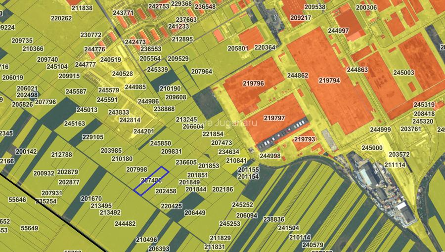 Teren intravilan 5.000 mp – Sector 4, Berceni, Dealul Crisului, Pret: 95 eur/mp  - 2