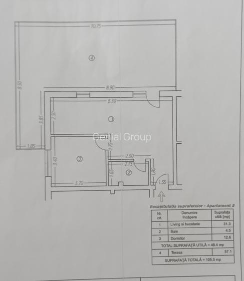 Apartament cu 2 Camere/Gageni/Paulesti - 12