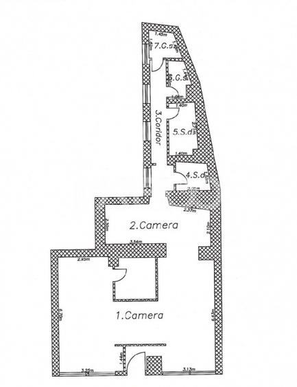 Spatiu comercial de vanzare 95 mpu cu vitrina de 6 m Sibiu Piata Mare - 1