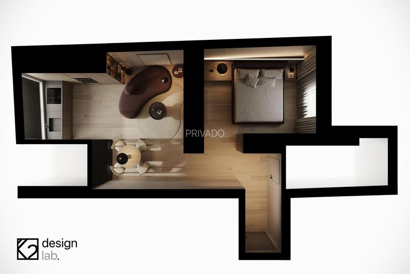 STUDIO Investiție | Randament Închiriere | Timpuri Noi | Boutique 22 Apt - 6
