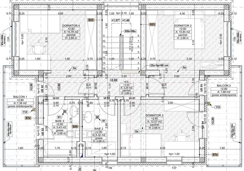 Casa individuala P+E, suprafata 118 mp teren 500 mp Chinteni - 8