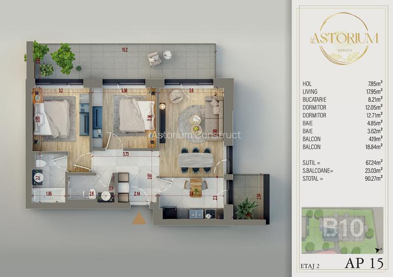 Apartament 3 Camere Finalizat în Ansamblu Rezidențial Nou | Mutare Imediata - 16