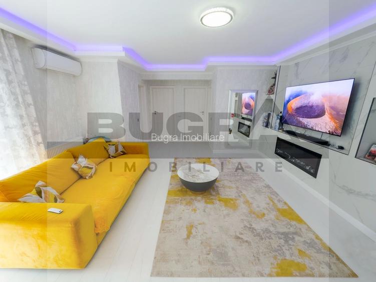 Apartament 3 camere,  70 mp, gradina 128 mp, parcare, zona Vivo - 3