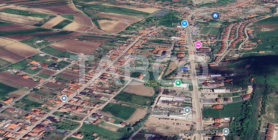 Teren intravilan  4600mp cu deschidere la drum 37ml in Sura Mare Sibiu - 2