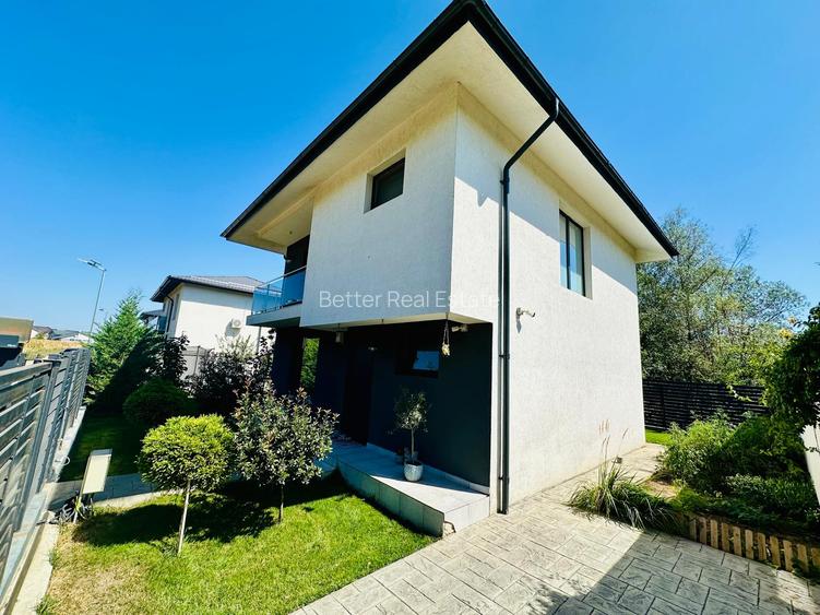 Casă  nouă individuală de vânzare | 5 camere | 3 băi | Berceni Ilfov | teren 380 - 4