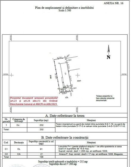 PIATA DOROBANTI || CASA CU POTENTIAL || DE RENOVAT || TEREN 232 MP - 1