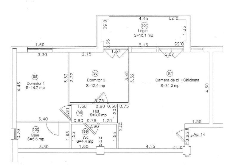 Apartament 3 camere - 72 mp - Calea Aradului - Comision 0% - 27