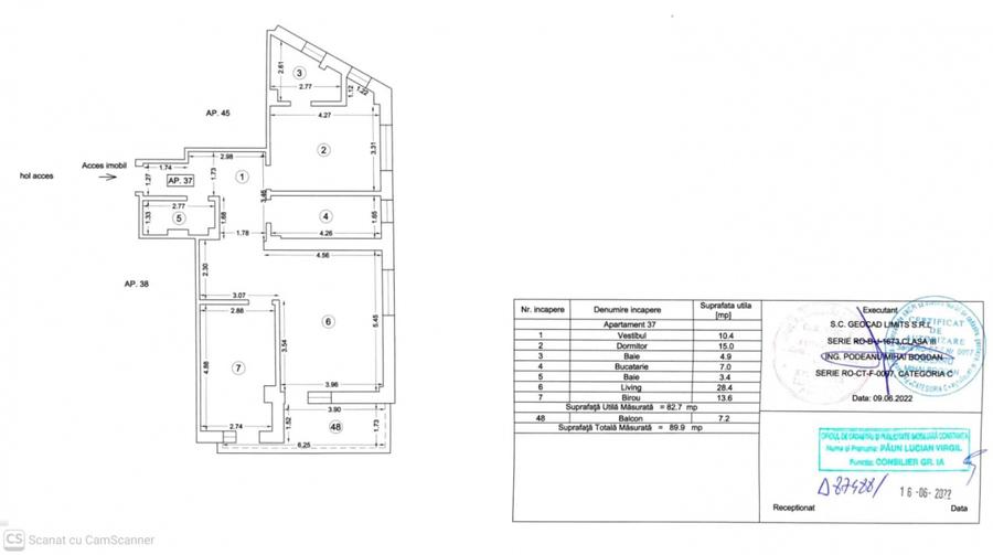 Tomis Nord–Campus| 3 camere -Aviatorii Residence |vedere lac | parcare subterana - 20