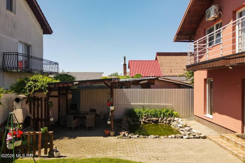 Sacalaz - Casa P+M, 139 MP, 3 Dormitoare, 3 Bai, Birou, Foisor, Iaz - 32