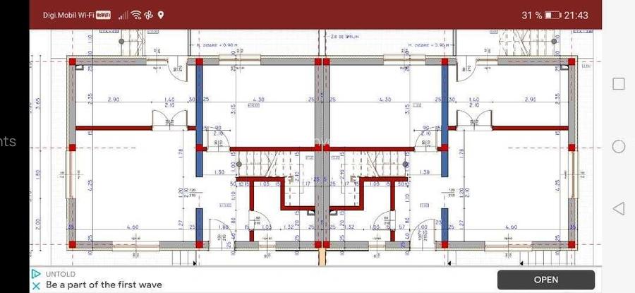 Casa cuplată 3 camere in Dezmir, teren 250 mp, utili 114 mp - 5