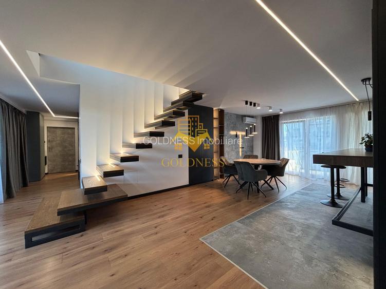 Penthouse mobilat lux, parcare, AC, bloc nou, Semicentral, zona Horea - 2