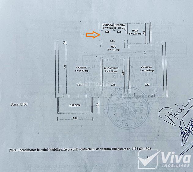 HALA CENTRALĂ Str. Costache Negri – Ap 2CD  52Mp  Bloc 1984 - 10