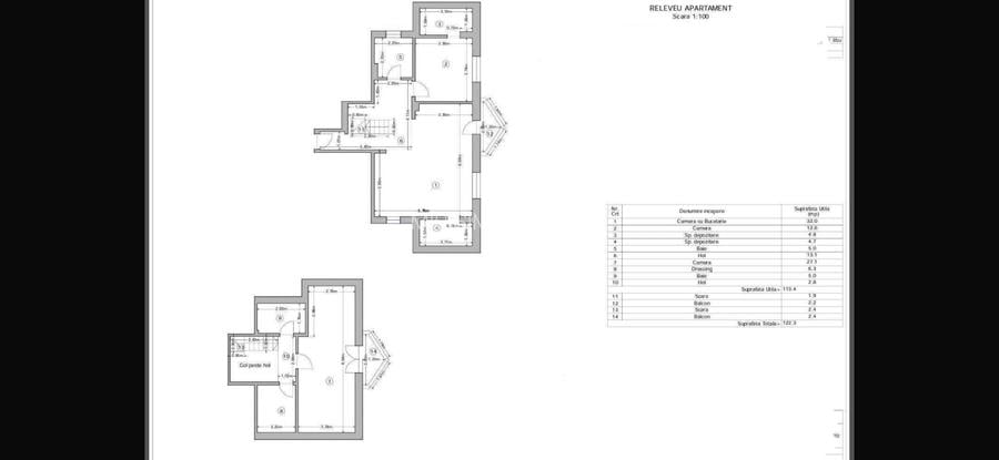 Apartament cu 3 camere, Tip Duplex, 122mp, Metrou Berceni - 15