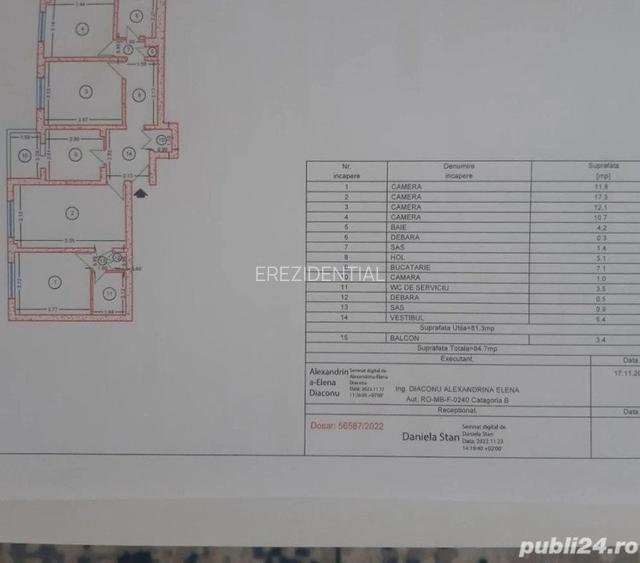 Apartament -4 camere -decomandat-Zona Rahova-Petre Ispirescu - 9