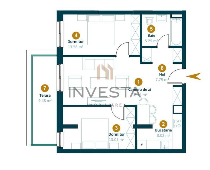 Apartament 3 camere Intre Lacuri/Finisaje premium - 5