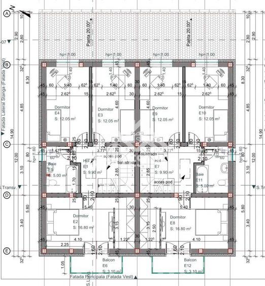 Casa 4 camere, 2 bai, curte si terasa Sibiu Calea Cisnadiei - 4