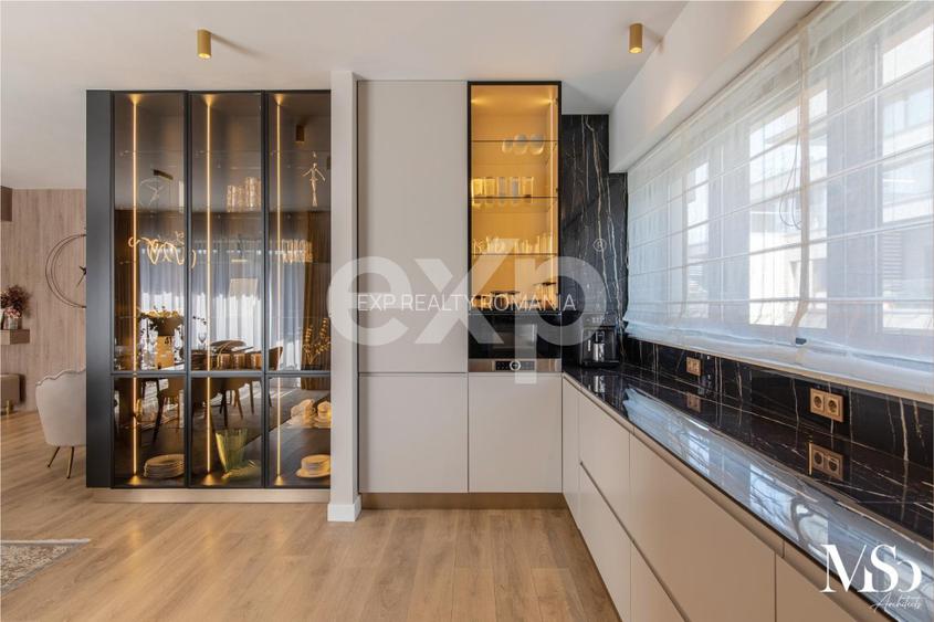 Ap superb de inchiriat Herastrau- 5 camere- mobilat si utilat- 2 locuri de parca - 5