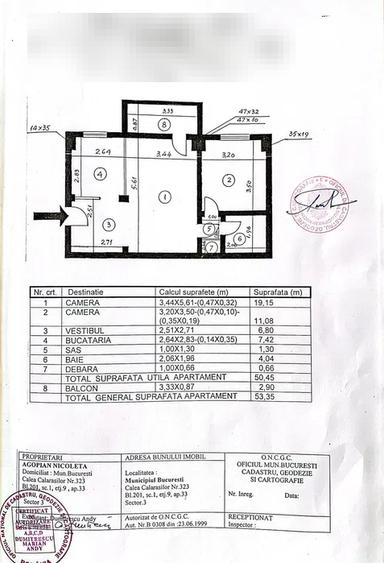 Apartament 2 camere Piata Muncii - Calea Calarasilor - Decebal - 7