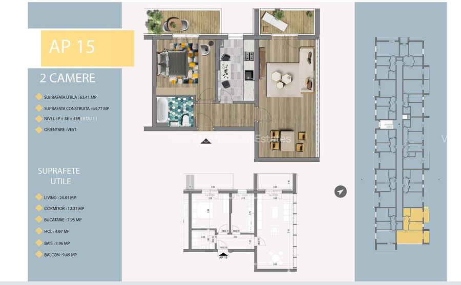 Investitie sau locuinta! Apartamente noi, libere/inchiriate, ne/mobilate, metrou - 23