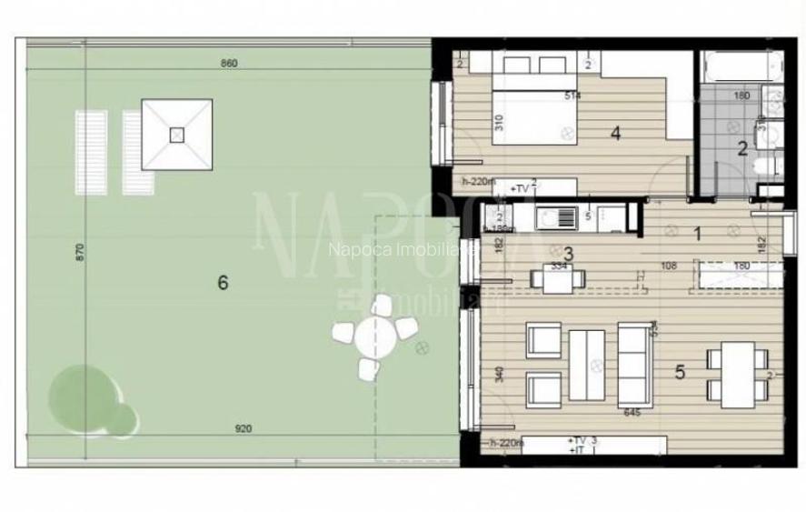 Apartament 2 camere de vanzare in Marasti, Cluj Napoca - 6