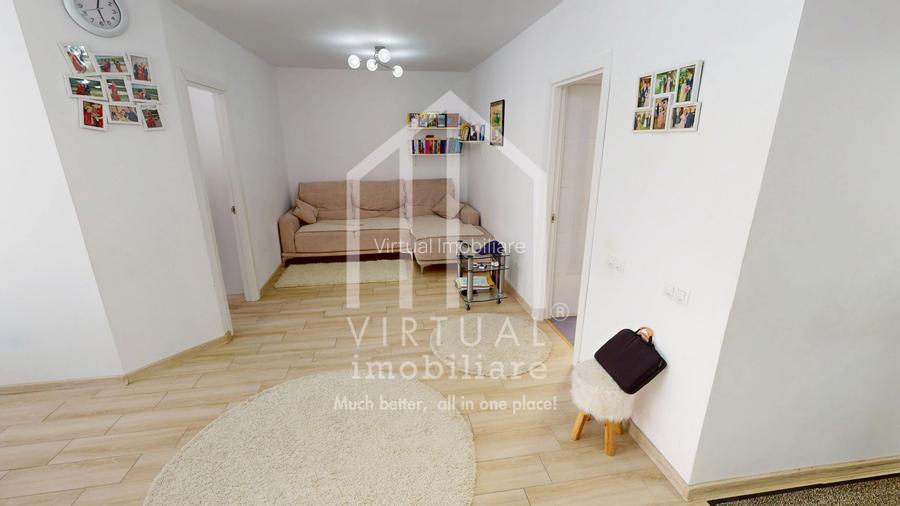 Apartament cu 3 camere, 63mp utili, la casa, pivnita, Turnisor - 3