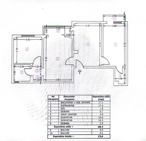 Apartament 3 camere Timpuri Noi - Tineretului | 2 Bai | 2 Parcari | Parc 1 minut - 1