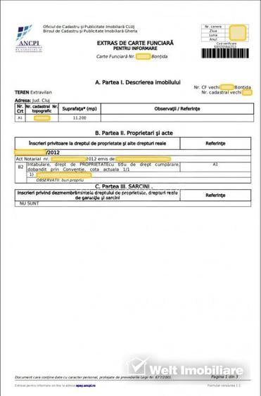 Teren 11200 mp in Rascruci, liber de sarcini, cu potential industrial - 3