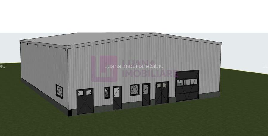 Hala industriala Cristian 270 mp | cu proiect pentru inca 2 hale | teren 3000 mp - 8