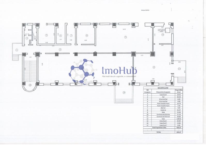 Clădire comercială 1.640 mp, teren 1.175 mp – zona Dacia, Iași - 4