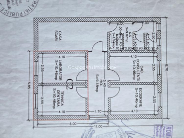 Garsoniera - spatiu prestari servicii - zona centrala Adjud - 2