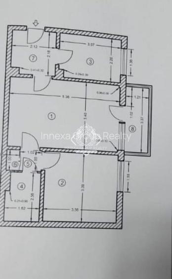 Apartament 2 camere semidecomandat de vanzare in zona 1 Decembrie 1918 - 1