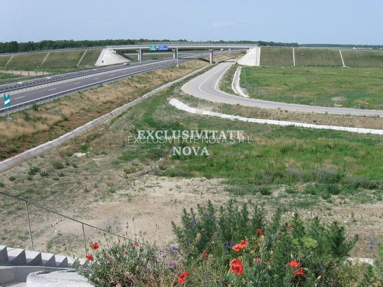 Teren 9Ha -> 16Ha Ha Intravilan , Exit A3 Snagov Ghermanesti Bucuresti-Ploiesti - 14