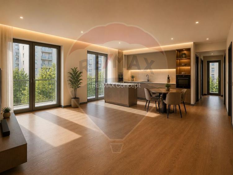 Apartament cu 4 camere (terasa 104 mp) de vânzare - zona semicentrală - 2