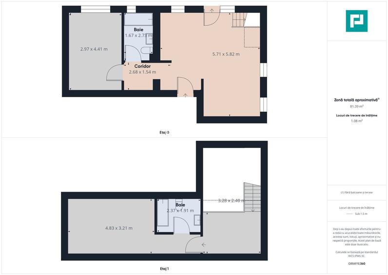 Penthouse 3 camere | ~80 mp | Giroc -  zona Lidl - 12