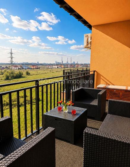 2 camere mobilate/utilate Giroc 99.000 Euro 53mp/utili + 8 mp balcon - 8