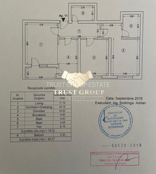 3 camere Lujerului | 2 locuri parcare | - 12